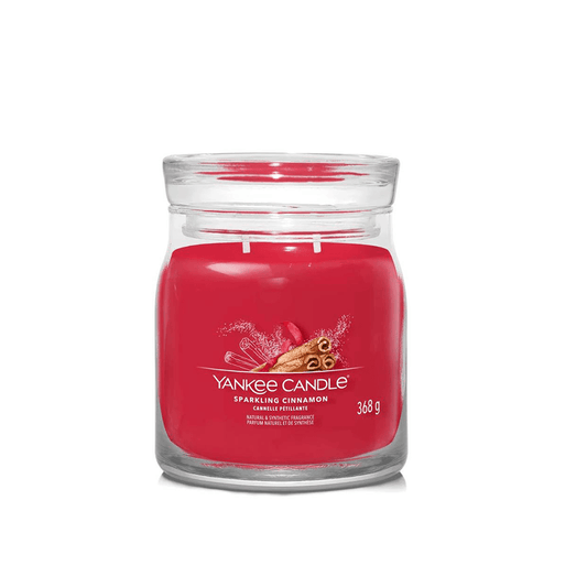 Yankee Candle Candle Yankee Candle Sparkling Cinnamon Signature Medium Jar Candle