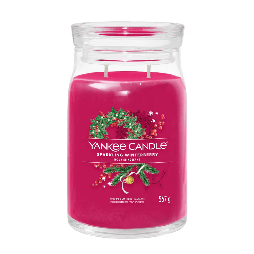 Yankee Candle Candle Yankee Candle Sparkling Winterberry Signature Large Jar Candle