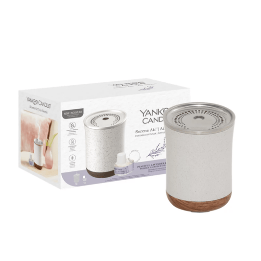 Yankee Candle Diffuser Yankee Candle Serene Air Peaceful Lavender & Sea Salt Portable Diffuser