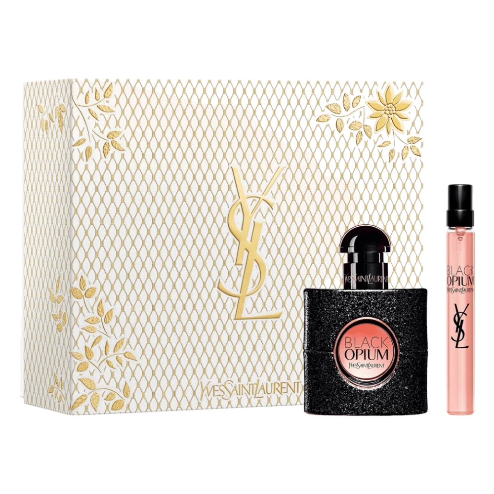 Yves Saint Laurent Women's Perfume YSL Black Opium Eau de Parfum Women's Gift Set Spray (30ml) with 10ml EDP