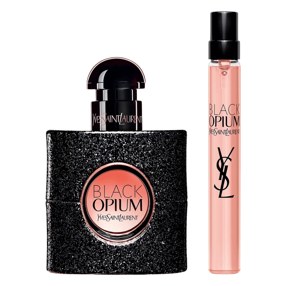 Yves Saint Laurent Women's Perfume YSL Black Opium Eau de Parfum Women's Gift Set Spray (30ml) with 10ml EDP