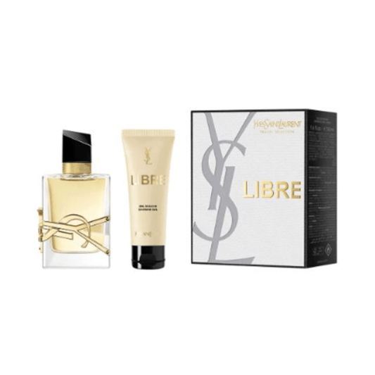 Yves Saint Laurent Women's Perfume YSL Libre Eau de Parfum Women's Perfume Gift Set Spray (50ml) with Shower Gel