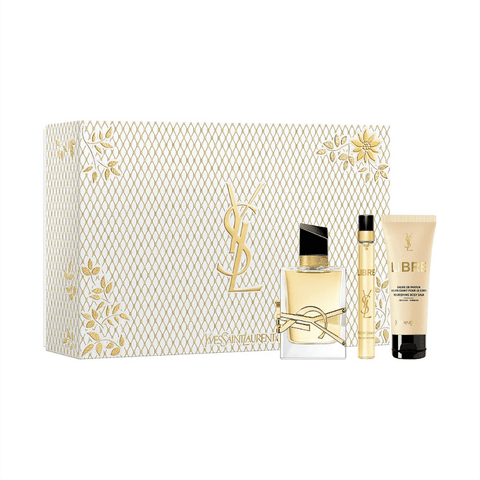 Yves Saint Laurent Women's Perfume YSL Libre Women's Perfume Gift Set (50ml EDP + 50ml Body Lotion + 10ml EDP)