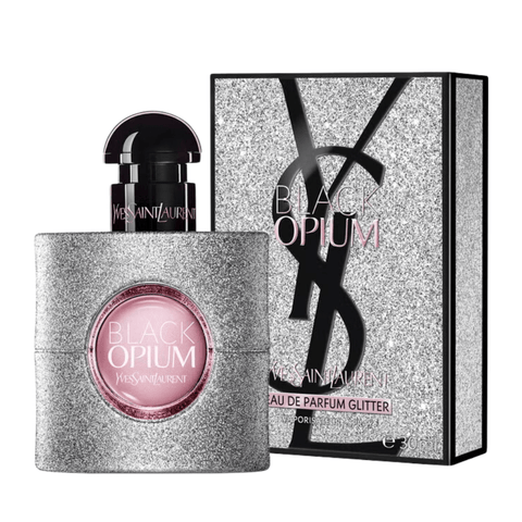 Yves Saint Laurent Women's Perfume Yves Saint Laurent Black Opium Glitter Eau de Parfum Women's Perfume Spray (30ml, 50ml, 100ml)