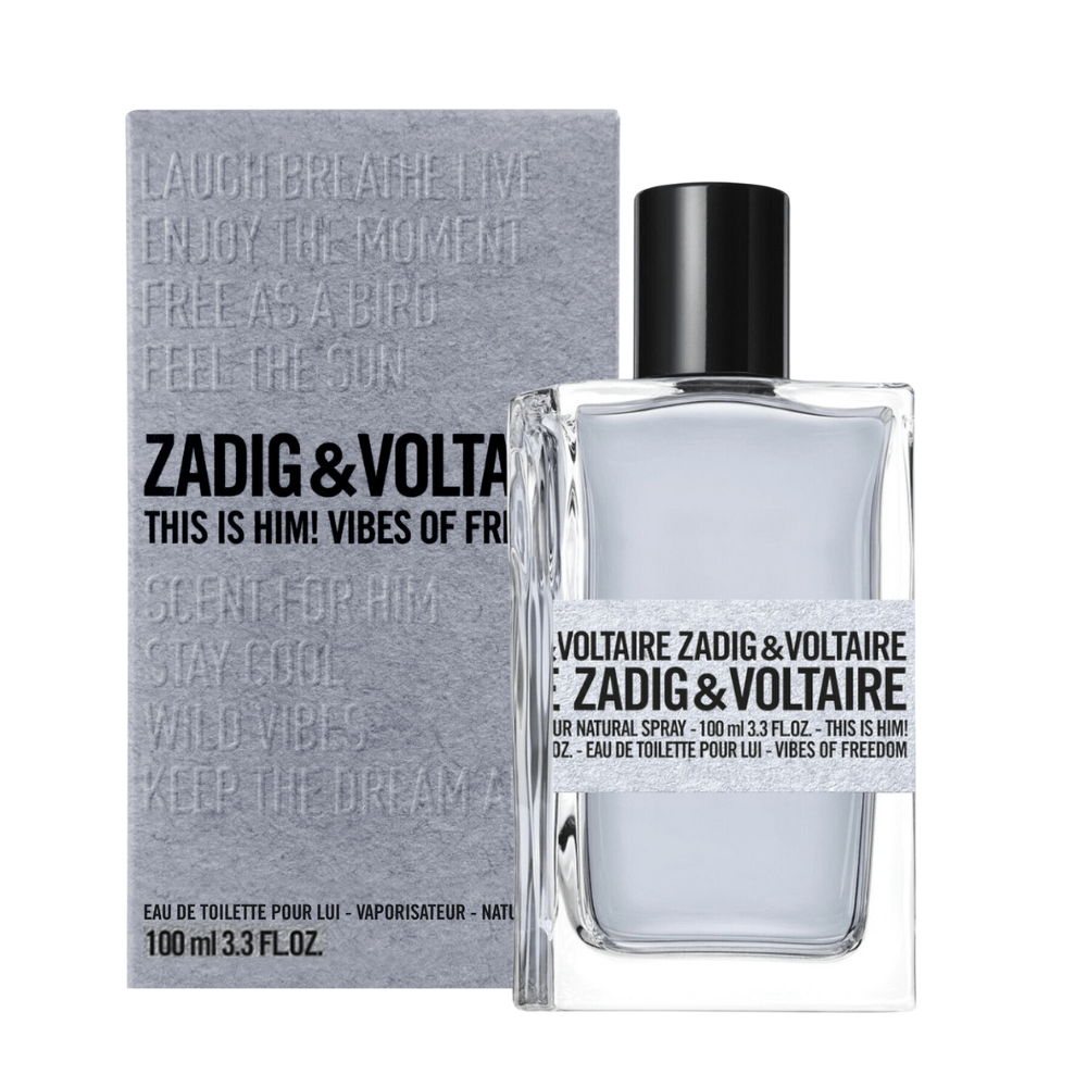 Zadig & Voltaire Men's Aftershave Zadig & Voltaire This Is Him! Vibes of Freedom Eau De Toilette Men's Aftershave Spray (100ml)