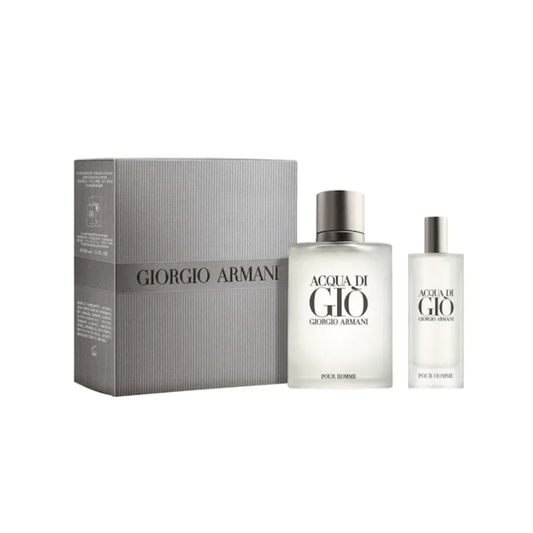 Armani Men's Aftershave Armani Acqua Di Gio Eau de Toilette Men's Aftershave Gift Set Spray (100ml) with 15ml EDT