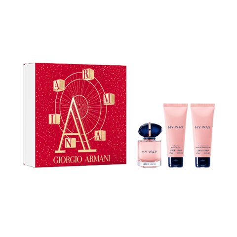 Armani My Way EDP Gift Set Spray 75ml with 75ml Body Lotion and