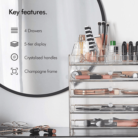 Beautify Beauty Accessories Beautify 5 Tier Cosmetic Organiser