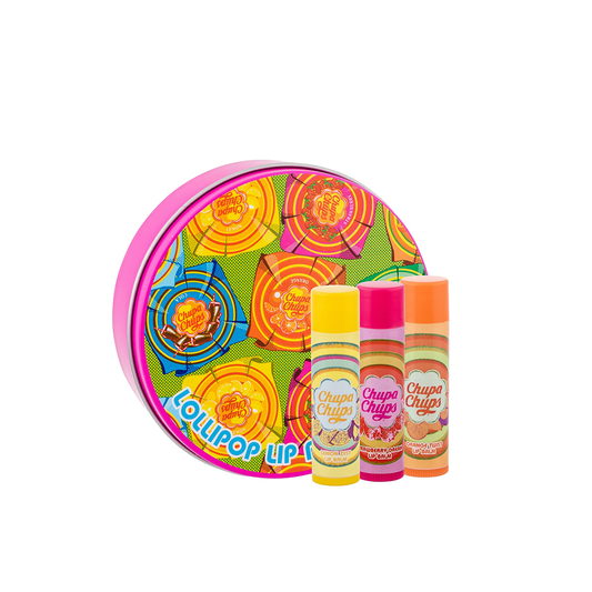 Chupa Chups Lip Care Chupa Chups Lip Balm Trio Gift Set Tin