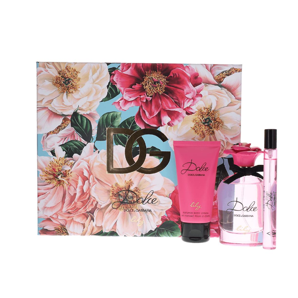 Dolce & Gabbana Women's Perfume Dolce & Gabbana Dolce Lily Eau de Toilette Gift Set Spray (75ml) with 50ml Body Lotion + 10ml EDT