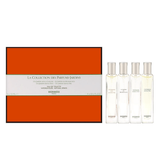 Hermes Women's Perfume Hermes The Gardens Collection Women's Miniatures Coffret (4 x 15ml)