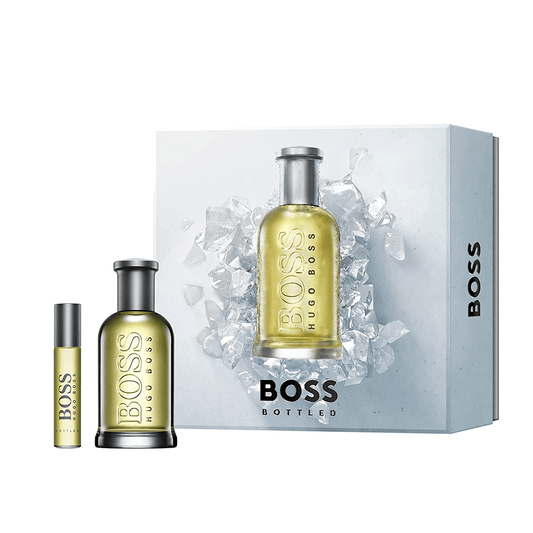 Hugo Boss Men's Aftershave Hugo Boss Bottled Eau de Toilette Men's Aftershave Gift Set Spray (100ml) with 10ml