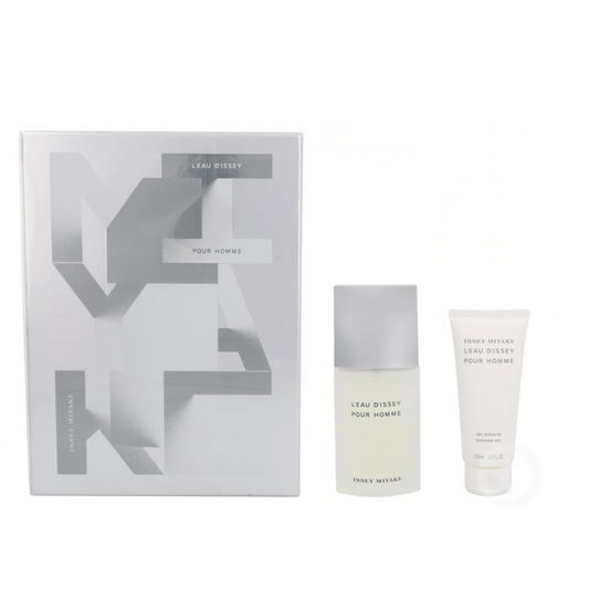 Issey Miyake Men's Aftershave Issey Miyake L'Eau d'Issey Pour Homme Eau de Toilette Men's Gift Set Spray (75ml) with Shower Gel