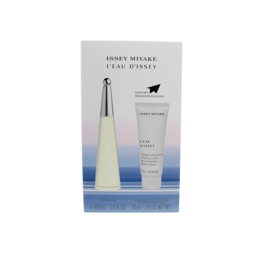 Issey Miyake Women's Perfume Issey Miyake L'Eau d'Issey Pour Femme Eau de Toilette Women's Gift Set Spray (100ml) with Body Lotion