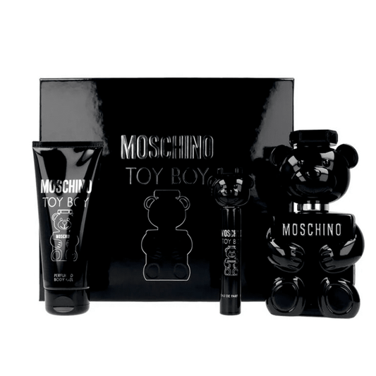 Moschino Men's Aftershave Moschino Toy Boy Eau de Parfum Men's Fragrance Gift Set (100ml) with Body Gel & 10ml EDP