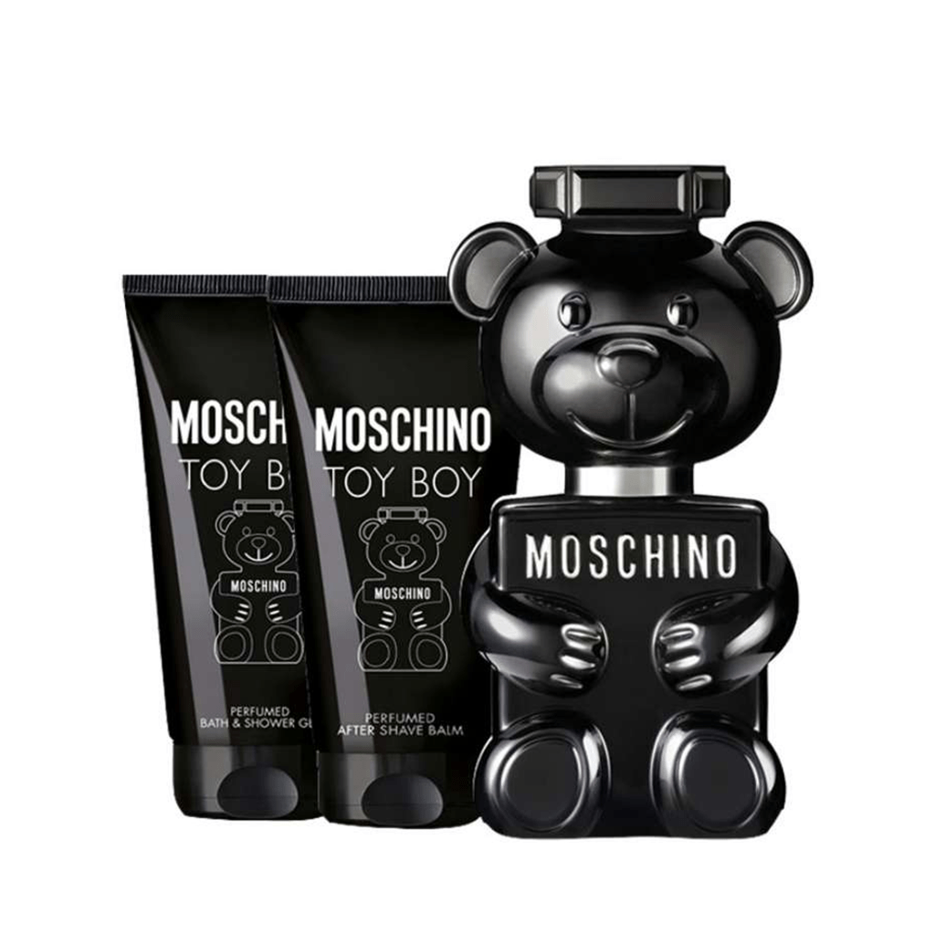 Moschino Men's Aftershave Moschino Toy Boy Gift Set Eau de Parfum (50ml) with 50ml Bath & Shower Gel, 50ml After Shave Balm