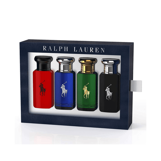 Ralph Lauren Men's Aftershave Ralph Lauren World of Polo Collection Eau de Toilette Men's Aftershave Gift Set Spray  (4 x 30ml)