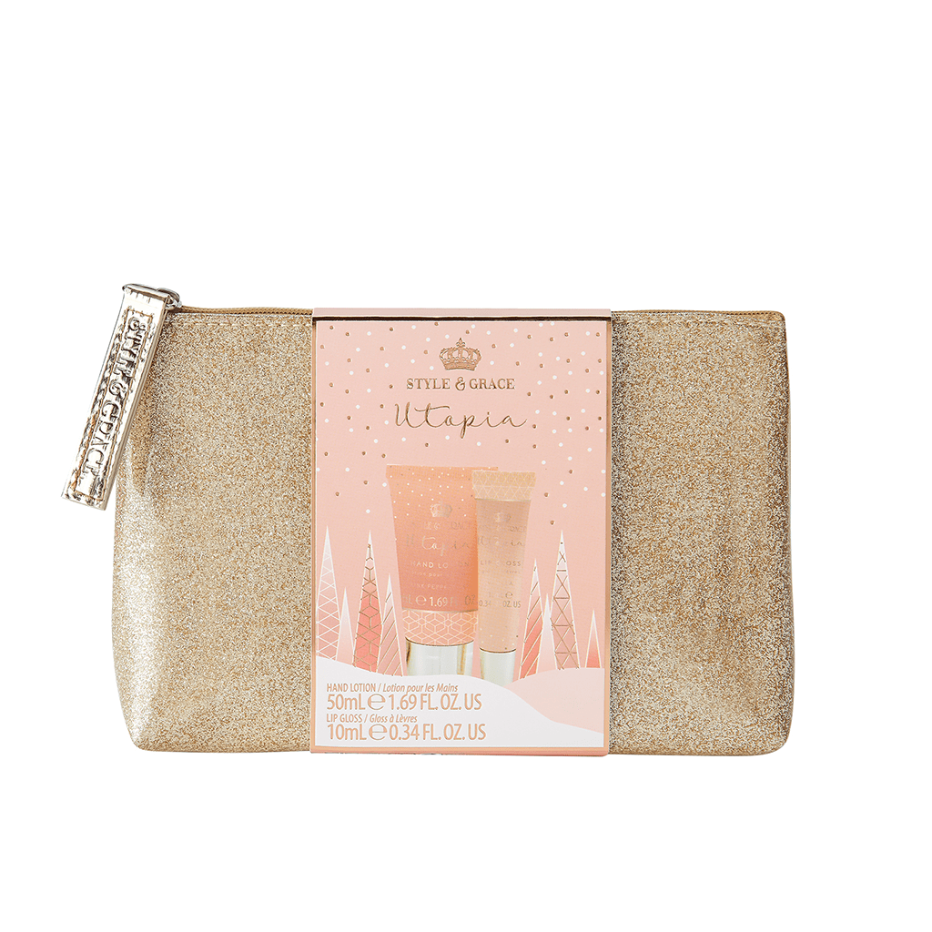 Style & Grace Gift Set Style & Grace Utopia Glitter Bag Gift Set Eco Packaging