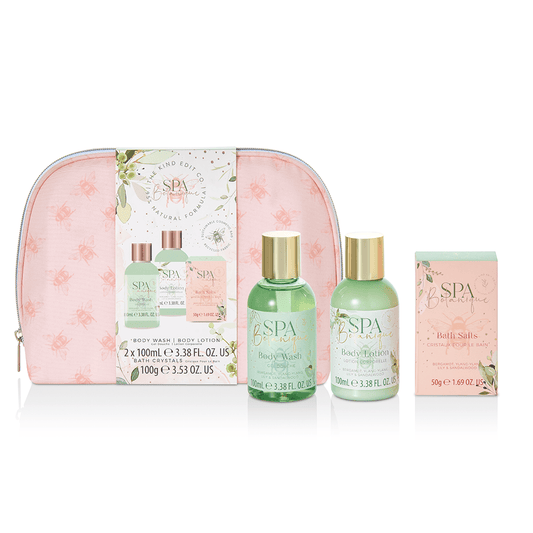 The Kind Edit Co. Gift Set The Kind Edit Co. Spa Botanique Cosmetic Bag Gift Set