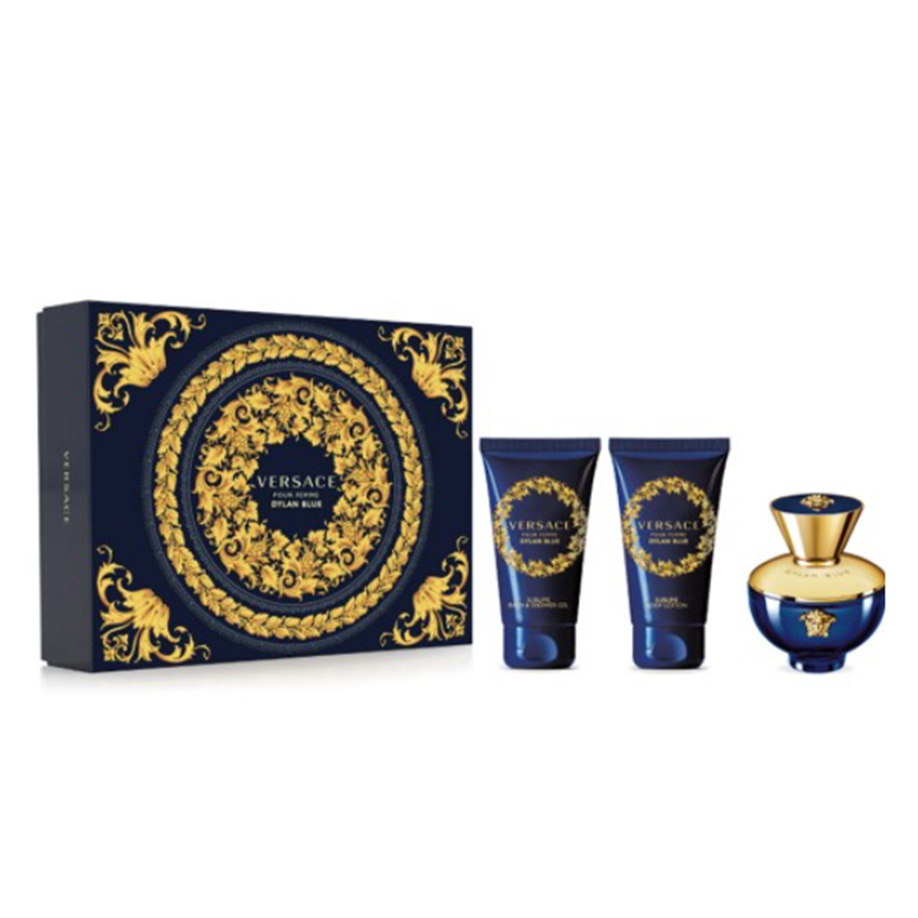 Versace Dylan Blue Femme Eau de Parfum Perfume Gift Set Spray 50ml ...