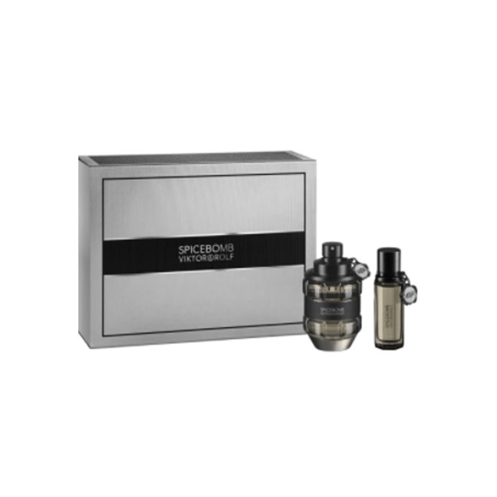 Viktor & Rolf Men's Aftershave Viktor & Rolf Spicebomb Eau de Toilette Men's Aftershave Gift Set Spray (90ml) with 20ml