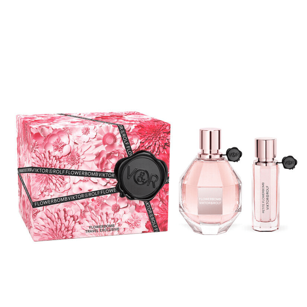 Viktor & Rolf Women's Perfume Viktor & Rolf Flowerbomb Eau de Parfum Women's Gift Set Spray (100ml) with 20ml EDP