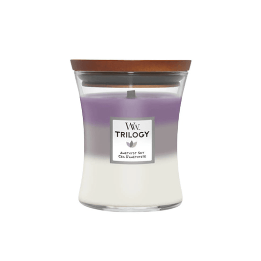 Woodwick Candle Woodwick Trilogy Amethyst Sky Medium Jar Candle