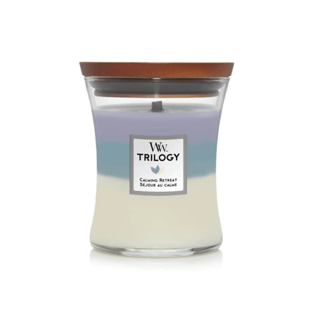 Woodwick Candle Woodwick Trilogy Calming Retreat Medium Jar Candle