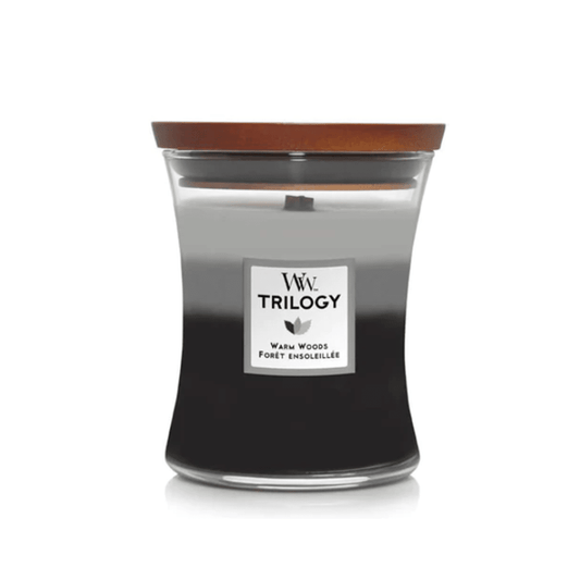 Woodwick Candle Woodwick Trilogy Warm Woods Medium Jar Candle